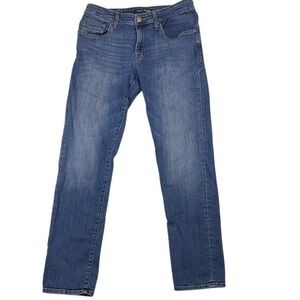 Mavi Zach Straight Leg Jeans Mens 34x32 Medium Wash Blue Denim Stretch